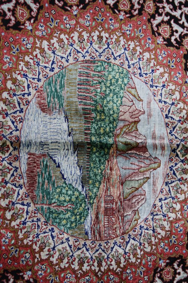 Persian Qum Silk 144 x 101cm - Image 4