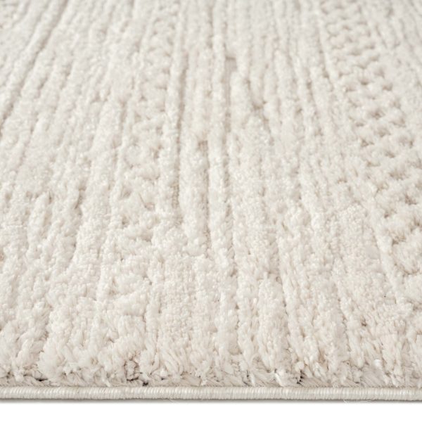Alpine 3630 Ivory Hallway Runner - Image 3
