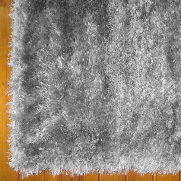 Soft Shaggy 1001 Lt Grey Hallway Runner - Image 3
