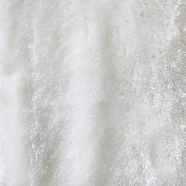Soft Shaggy 1001 White Hallway Runner - Image 4