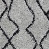 Sorento Shaggy 346 Grey Hallway Runner - Image 4