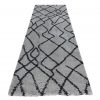 Sorento Shaggy 346 Grey Hallway Runner