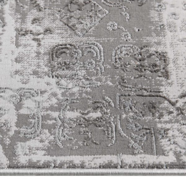 Lotus 2729 Lt Grey Hallway Runner - Image 2