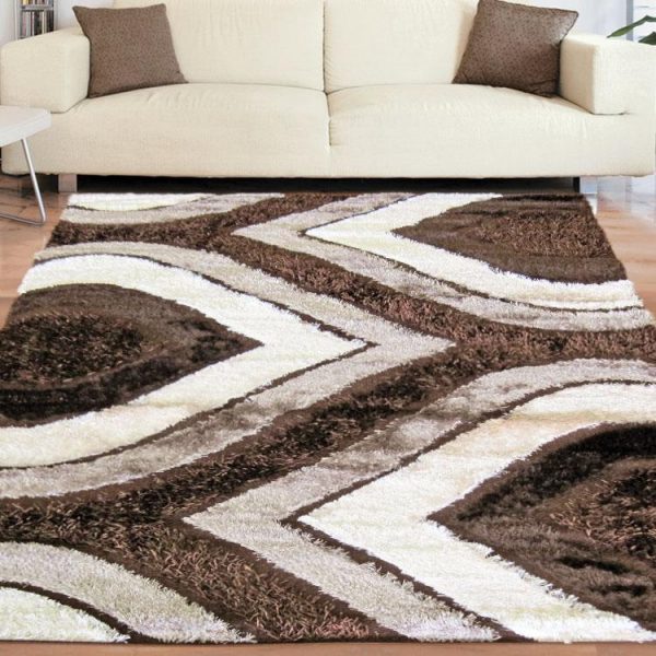 Luxury Shaggy 1204 Brown - Image 2