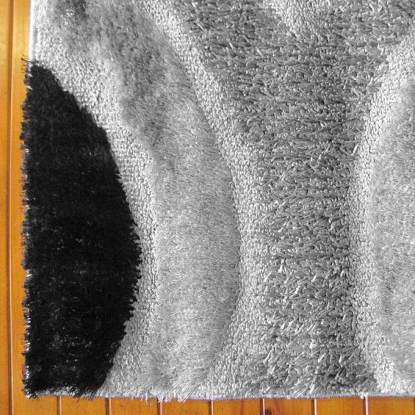 Luxury Shaggy 1204 Grey Hallway Runner - Image 3