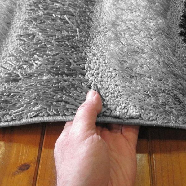Luxury Shaggy 1204 Grey Hallway Runner - Image 2