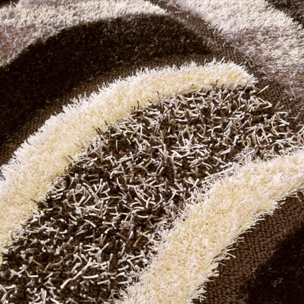 Luxury Shaggy 5328 Brown Hallway Runner - Image 4