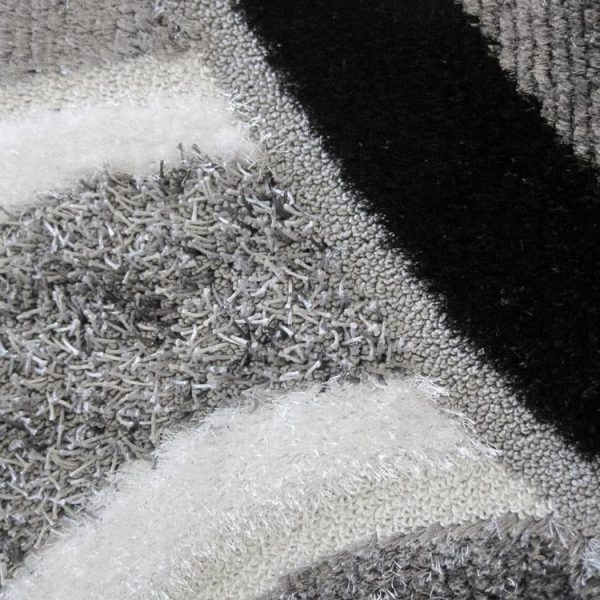 Luxury Shaggy 5328 Grey Hallway Runner - Image 4