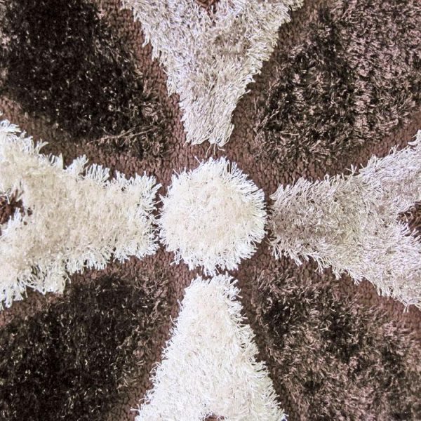 Luxury Shaggy 6048 Brown Hallway Runner - Image 4
