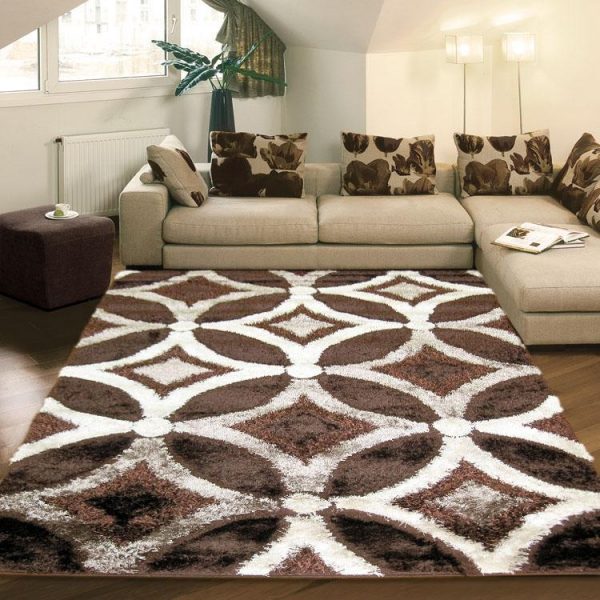 Luxury Shaggy 6048 Brown - Image 2