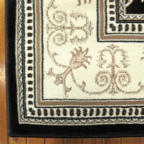 Palace 7653 Black Hallway Runner - Image 3