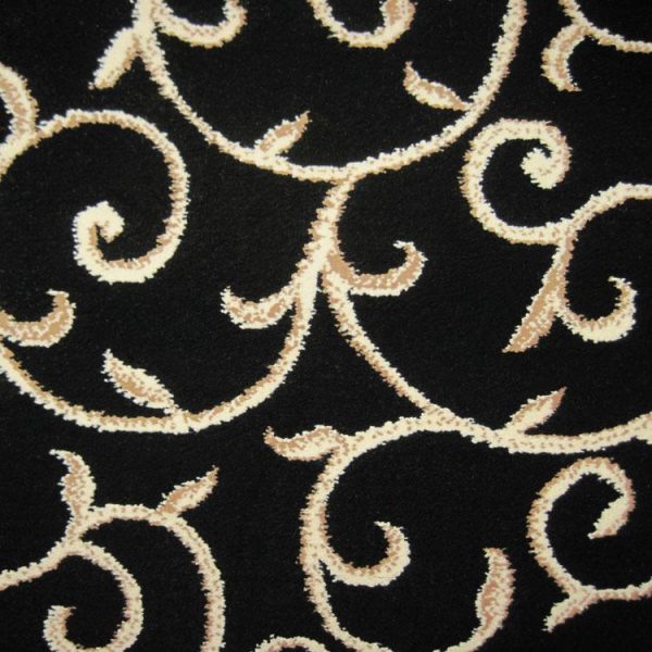 Palace 7653 Black Hallway Runner - Image 4