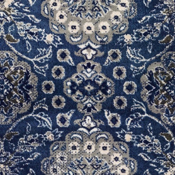 Sahara 100 Navy Hallway Runner - Image 4