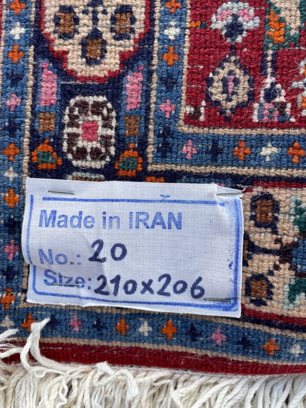 Persian Birjand 210 x 206 cm - Image 4