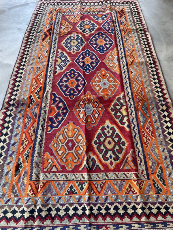 Persian Qashqaie Kilim 313 x 170 cm - Image 3