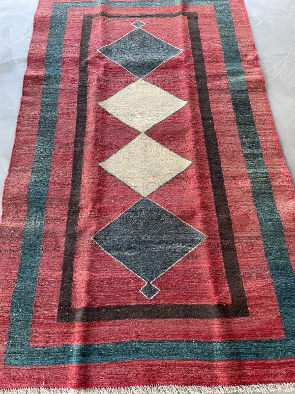Persian Qashqaie Kilim 208 x 129 cm - Image 4