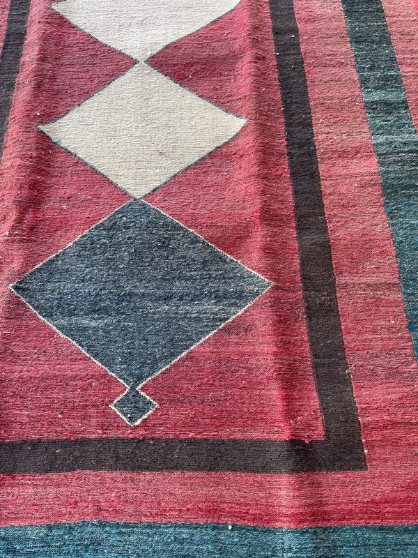 Persian Qashqaie Kilim 208 x 129 cm - Image 5