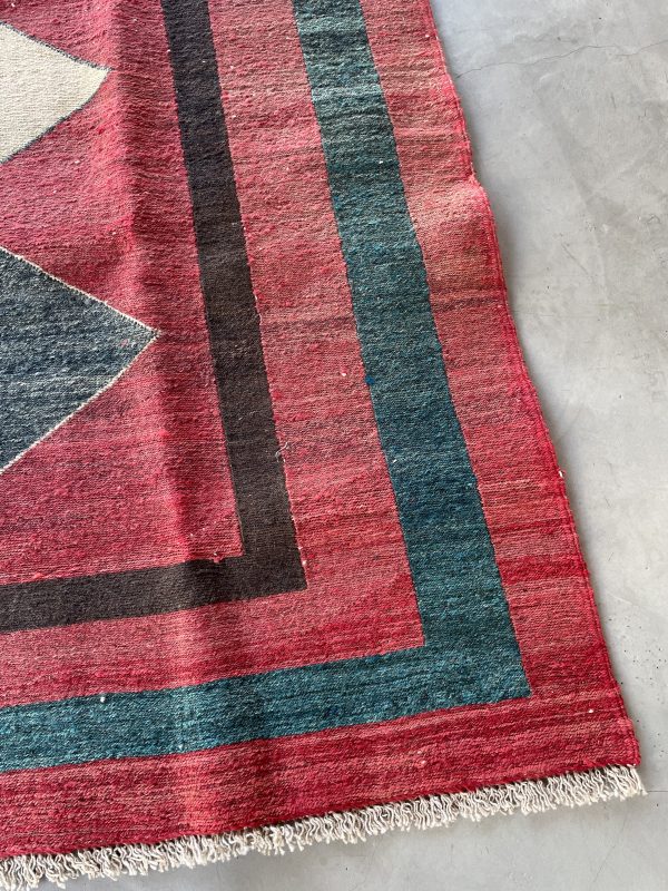 Persian Qashqaie Kilim 208 x 129 cm - Image 6