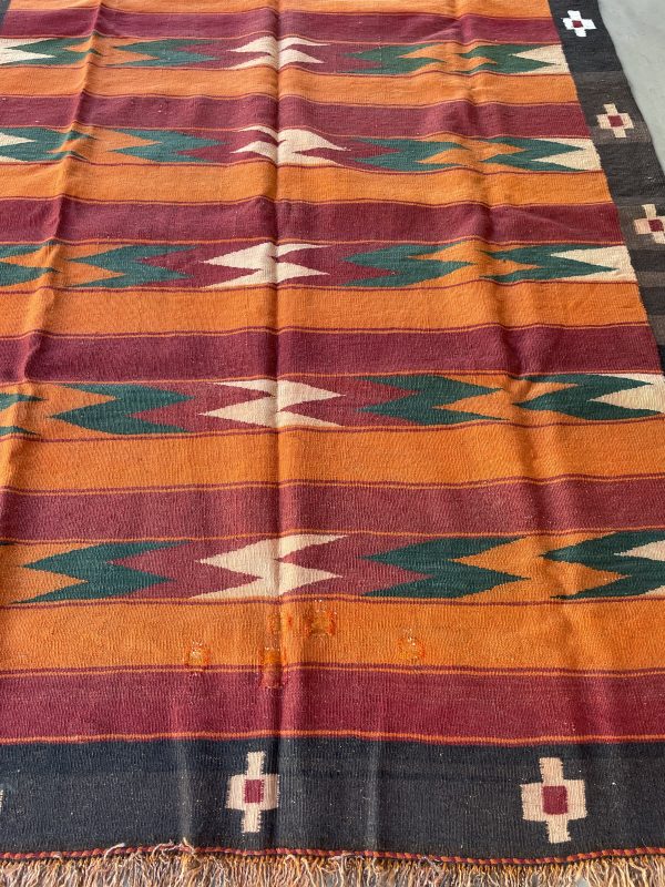 Persian Qashqaie Kilim 383 x 170 cm - Image 4