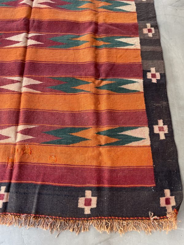 Persian Qashqaie Kilim 383 x 170 cm - Image 5