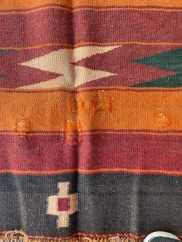 Persian Qashqaie Kilim 383 x 170 cm - Image 6