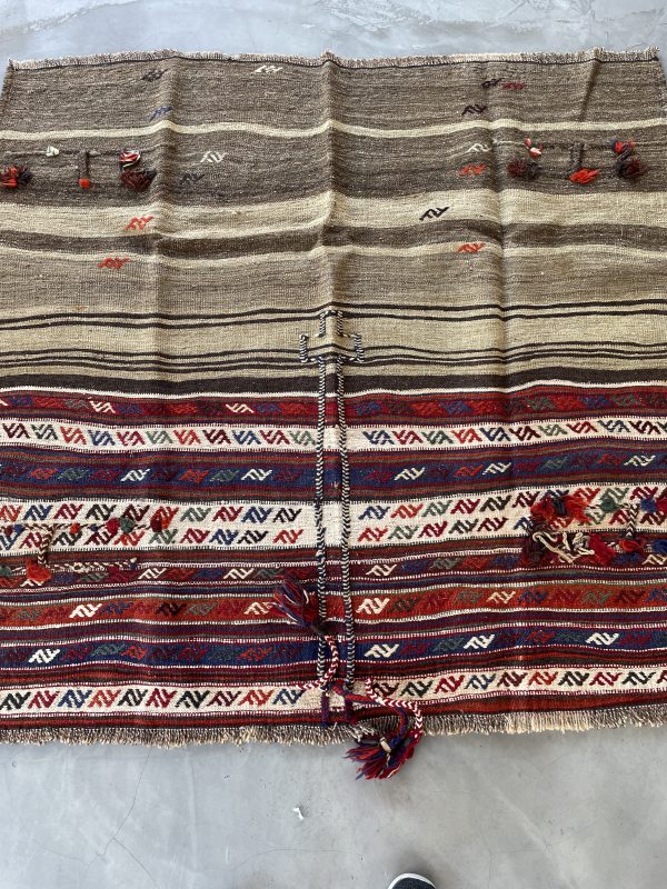 Persian Shiraz Kilim 145 x 155 cm - Image 2