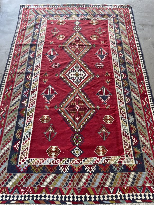 Persian Qashqaie Kilim 265 x 171 cm - Image 3