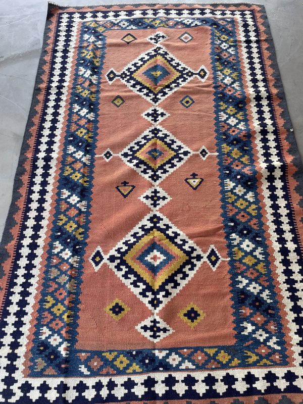 Persian Shiraz Kilim 244 x 152 cm - Image 3