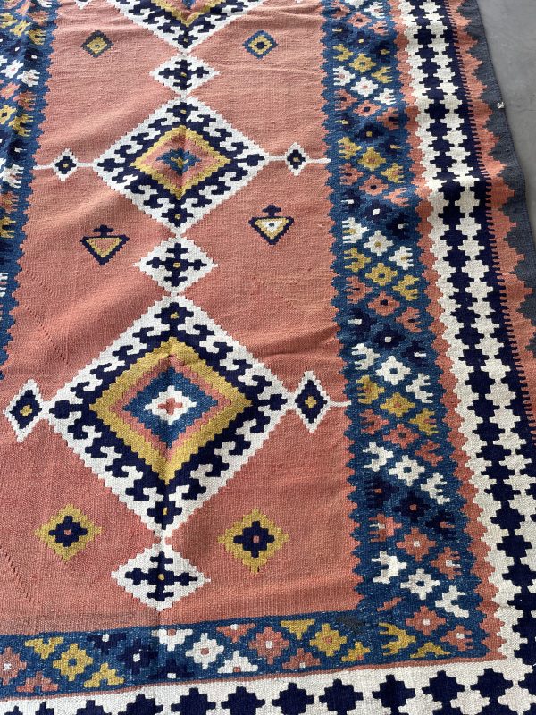 Persian Shiraz Kilim 244 x 152 cm - Image 4