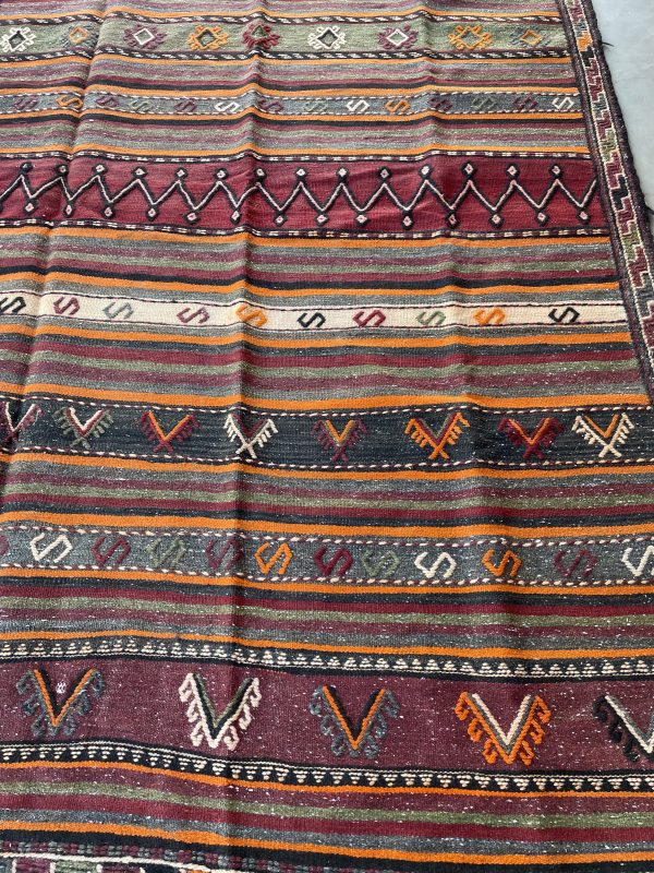 Persian Suzani Kilim 342 x 150 cm - Image 4