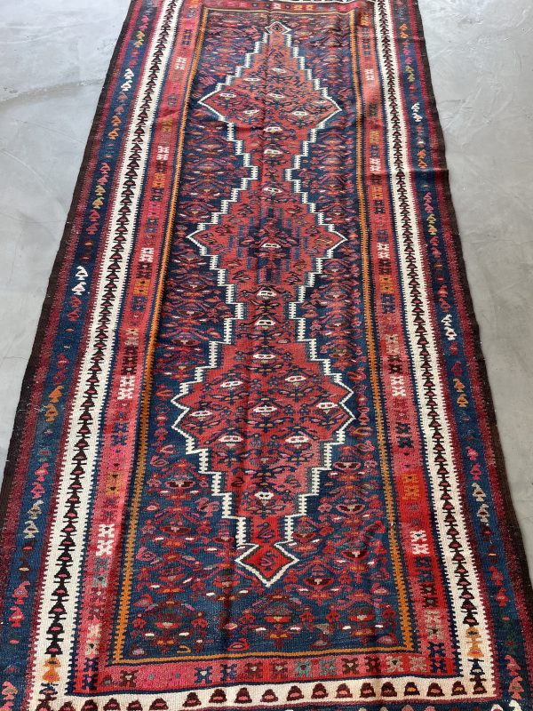 Persian Arsi Kordish Kilim 286 x 131 cm - Image 4