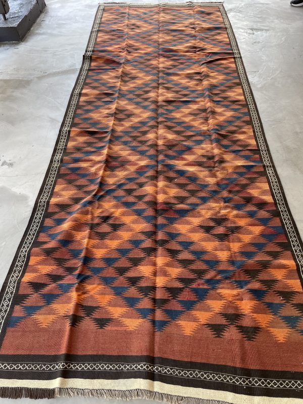 Persian Balouch Kilim 370 x 140 cm - Image 5