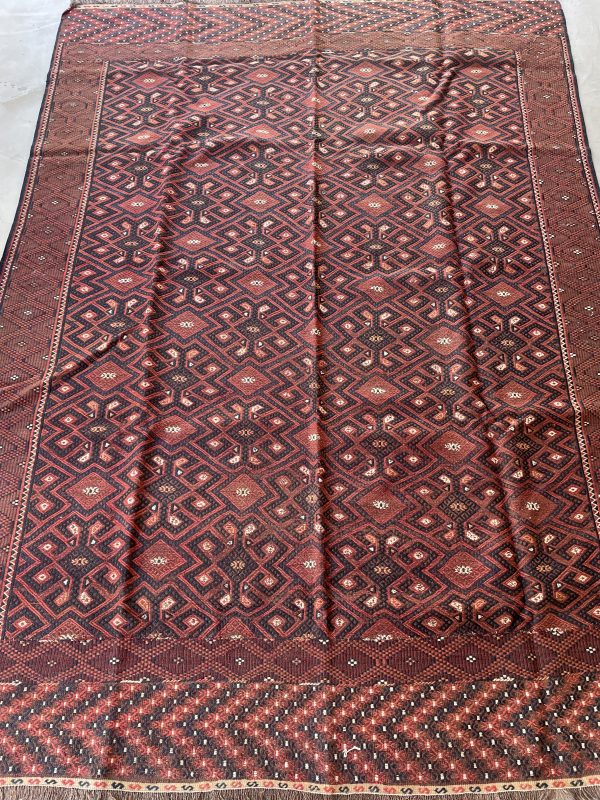 Persian Afshar Kilim 248 x 177 cm - Image 3