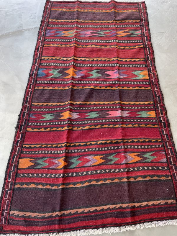 Persian Azerbaijan Kilim 220 x 125 cm - Image 3