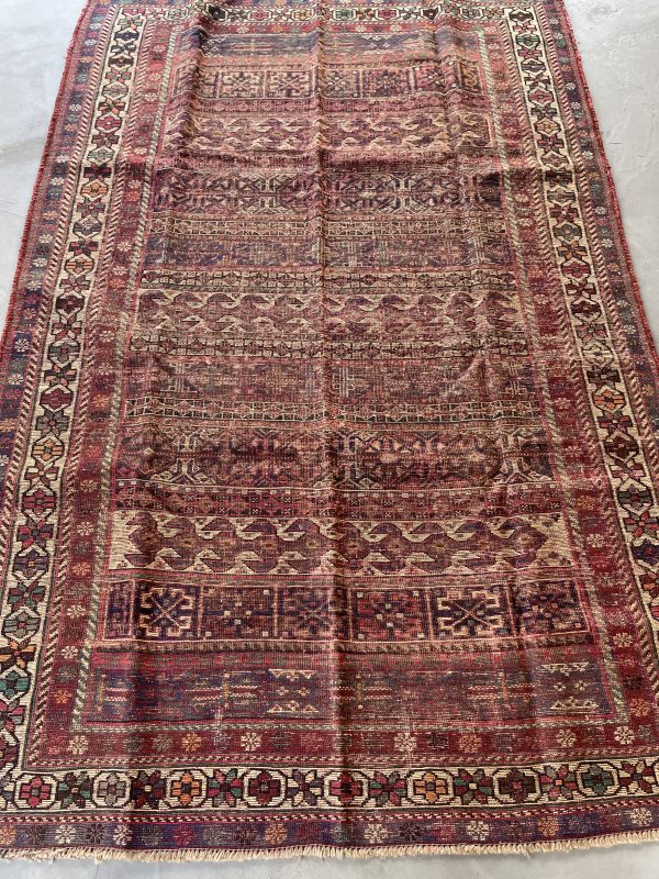 Persian Afshar Kilim 220 x 153 cm - Image 4