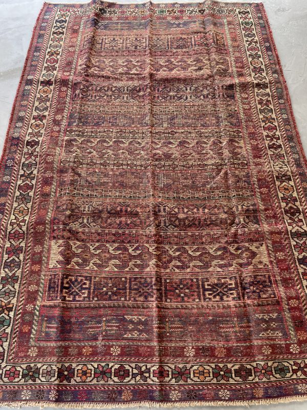 Persian Afshar Kilim 220 x 153 cm - Image 5