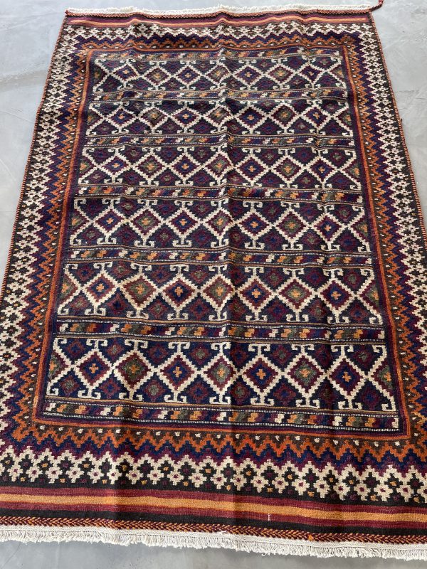 Persian Afshar Kilim 250 x 140 cm - Image 3