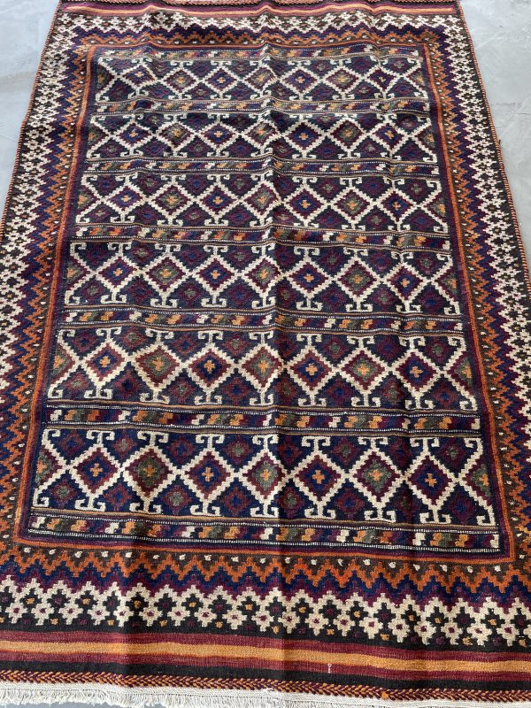 Persian Afshar Kilim 250 x 140 cm - Image 4