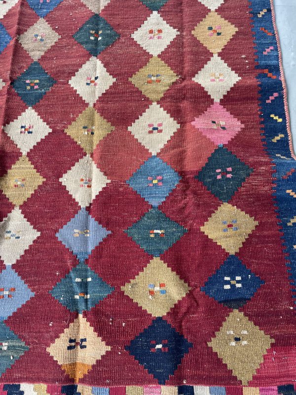 Persian Qashqaie Kilim 200 x 130 cm - Image 5