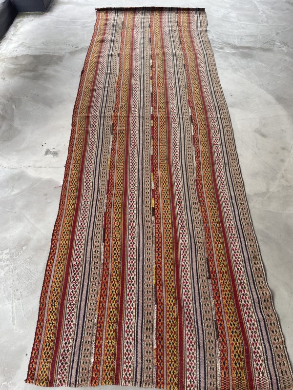 Persian Shiraz Jajim 275 x 92 cm - Image 3