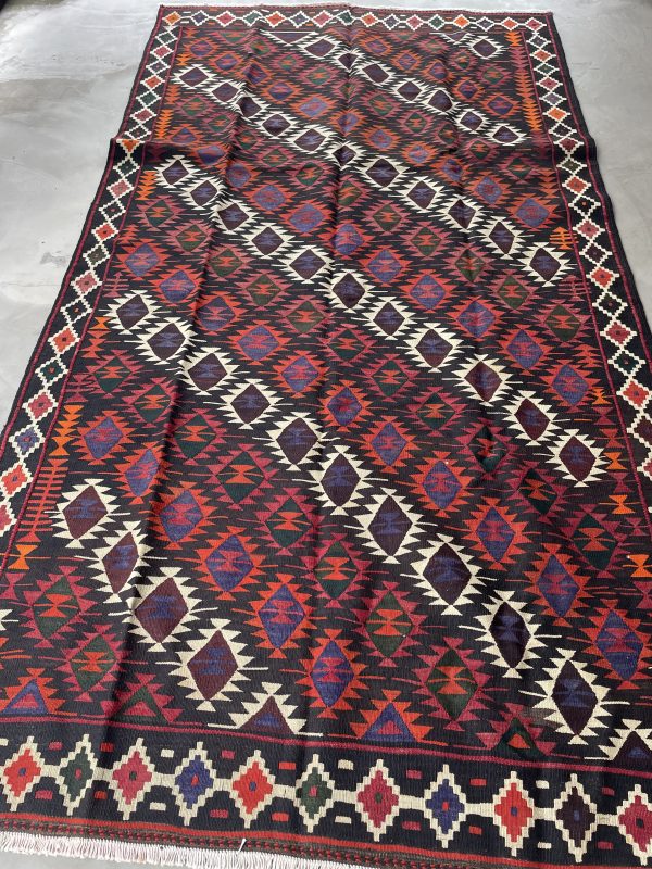Persian Afshar Kilim 295 x 160 cm - Image 3