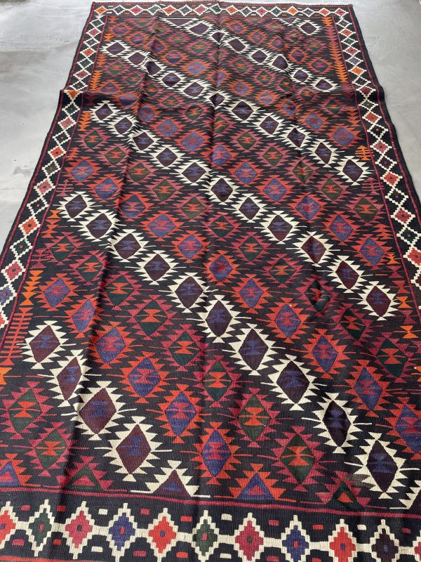 Persian Afshar Kilim 295 x 160 cm - Image 4