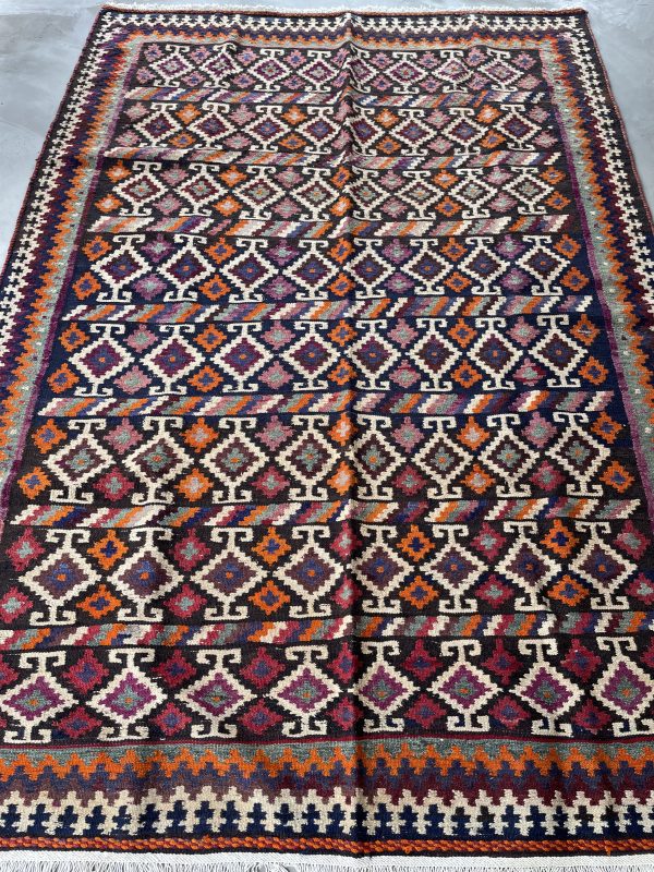 Persian Afshar Kilim 230 x 162 cm - Image 4