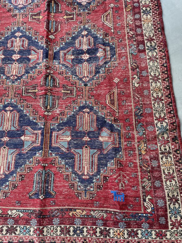 Persian Afshar Kilim 197 x 140 cm - Image 5