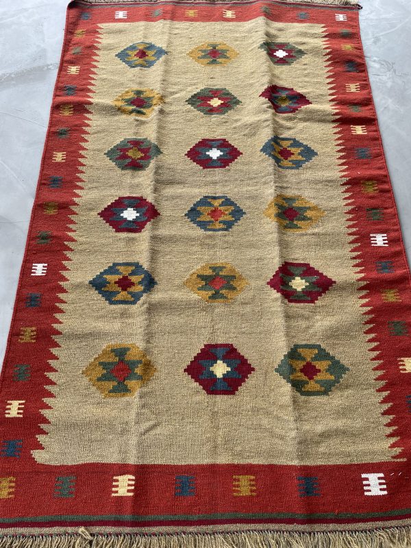 Persian Qashqaie Kilim 193 x 118 cm - Image 4
