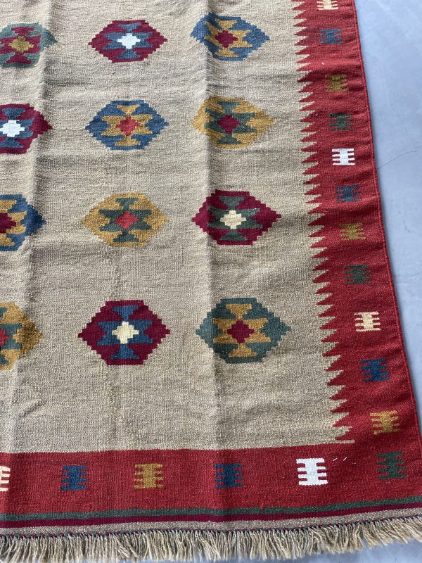 Persian Qashqaie Kilim 193 x 118 cm - Image 5