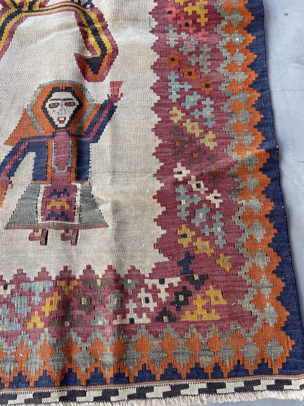 Persian Qashqaie Kilim 305 x 185 cm - Image 5