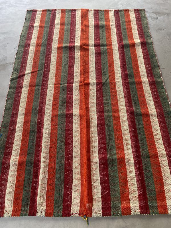 Persian Qashqaie Kilim 212 x 141 cm - Image 3