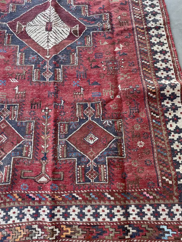 Persian Afshar Kilim 227 x 143 cm - Image 5