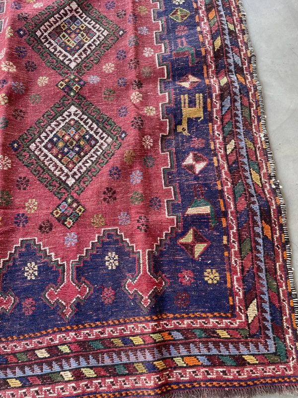 Persian Afshar Kilim 250 x 105 cm - Image 5